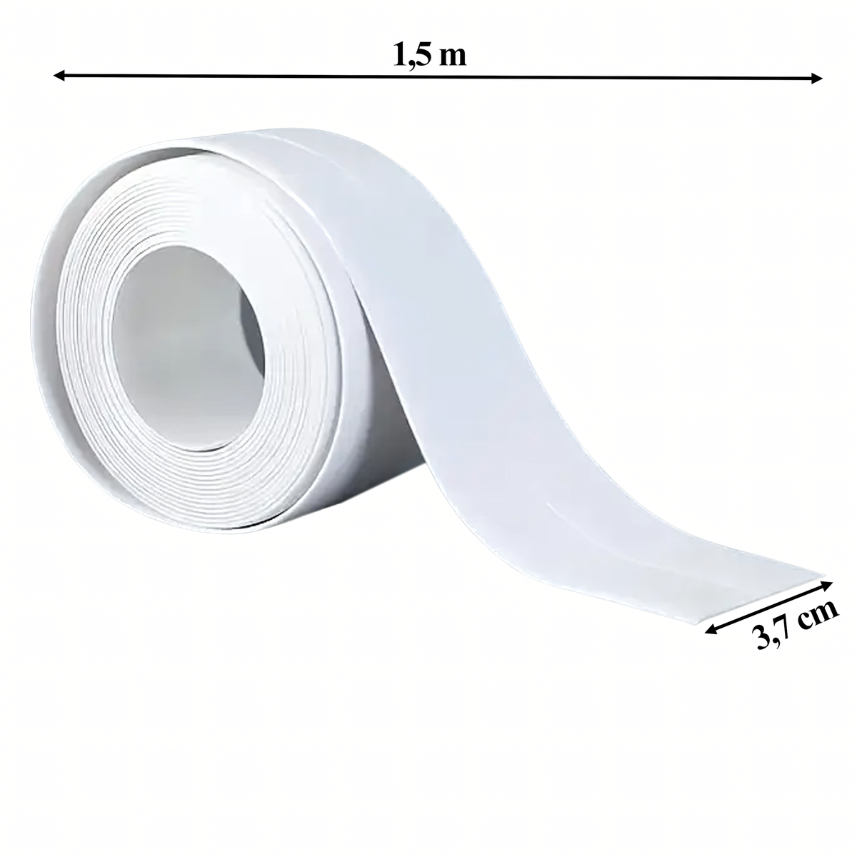 Waterproof Sealing Tape for Kitchen Bathroom Bathtub 3.8 cm x 1.5 m