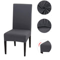 Universal Elastic Chair Seat Cover with Soft Fabric and Strong Fit