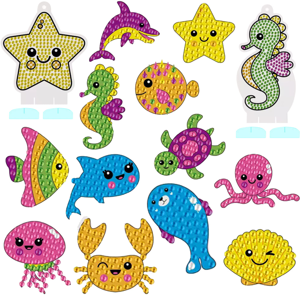 Teemanttikand, teemantkleebised, 5D mosaiikpulgad lastele, komplekt