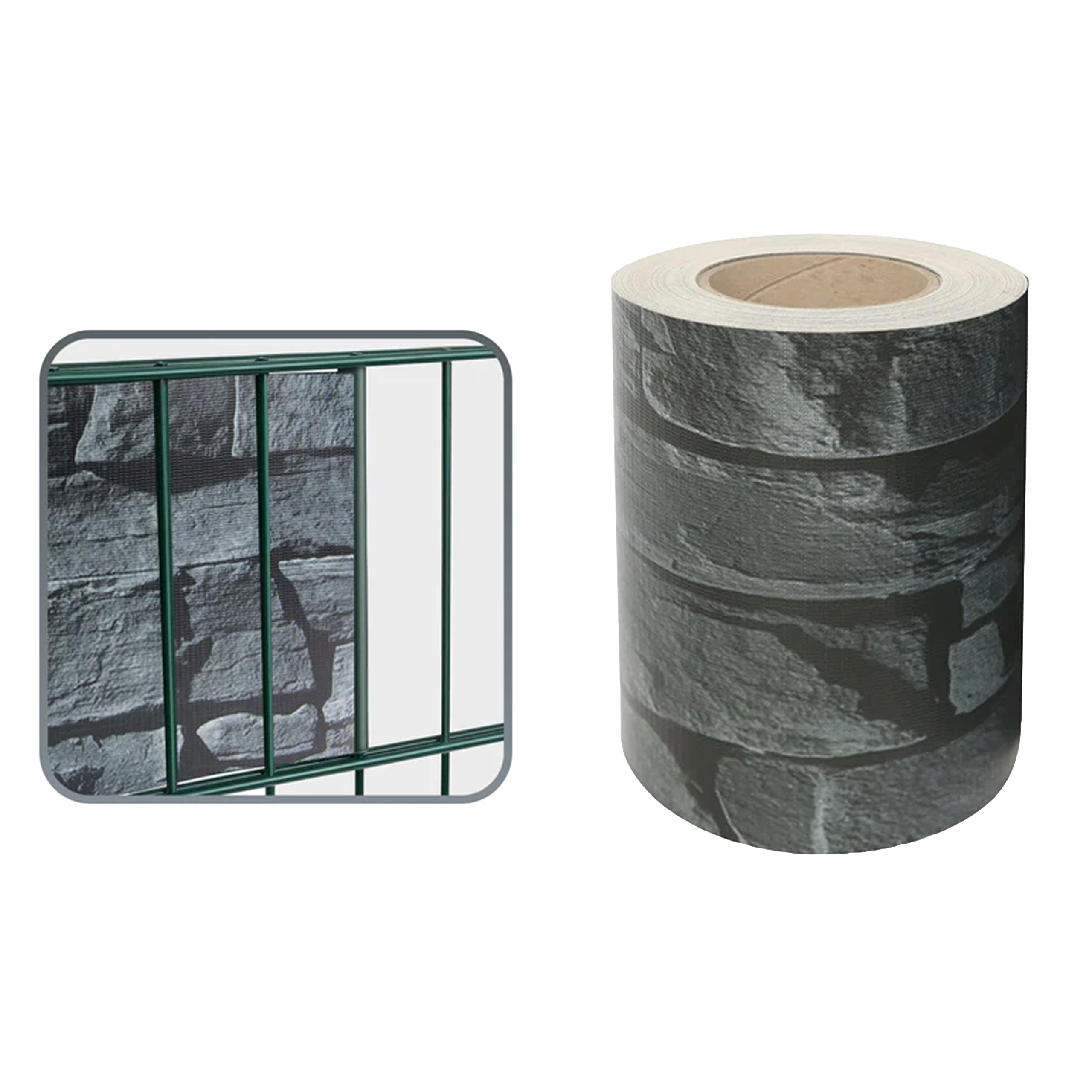 Fence Panel Protective Tape 19cm x 35m UV Stone 336 pcs