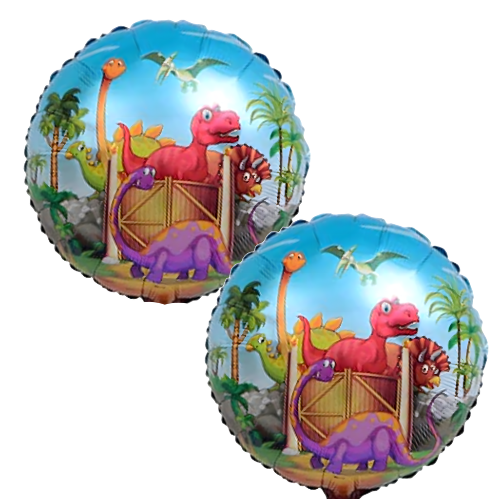 Set of Dinosaur Birthday Balloons for Birthdays Birthday Parties 5 pcs