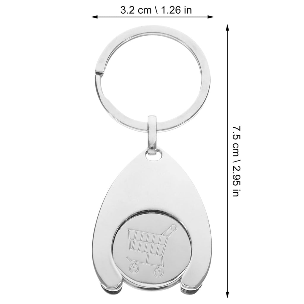 Keychain Token for Shopping Cart 2 in 1