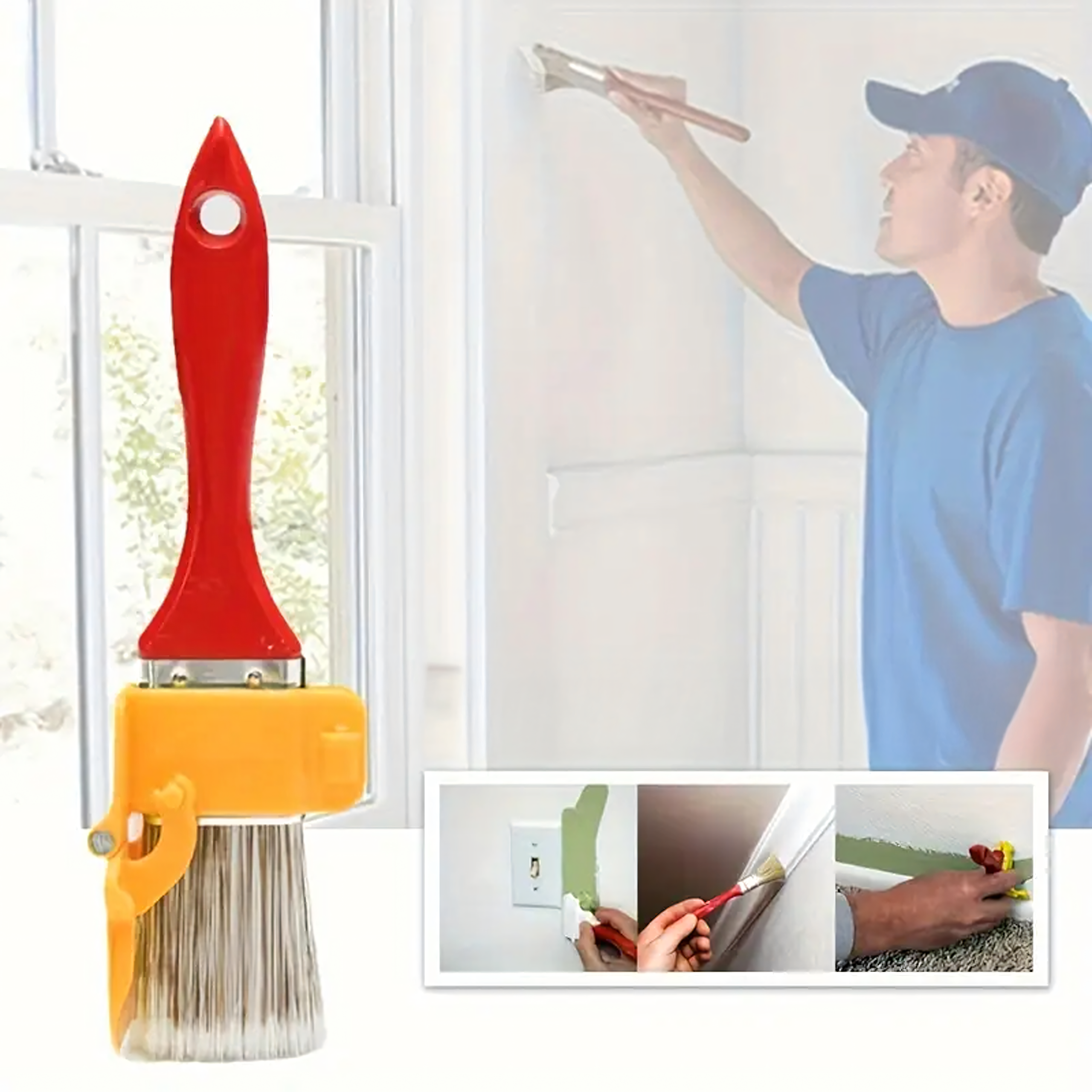 Täpsushoidik värvieraldusserva värvimispintslile + pintsel