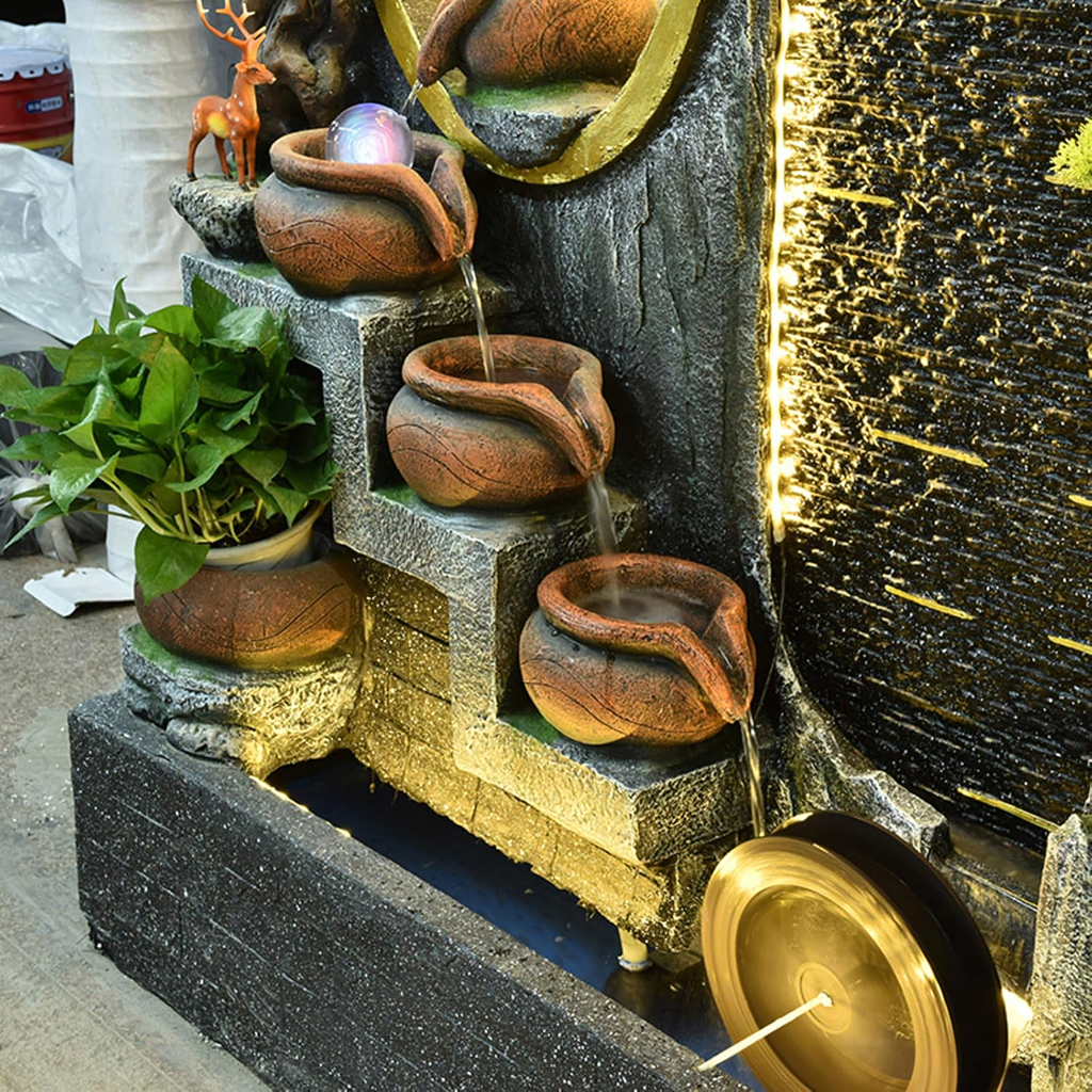 Large Decorative Garden and Home Water Wall Fountain 184x120x44cm