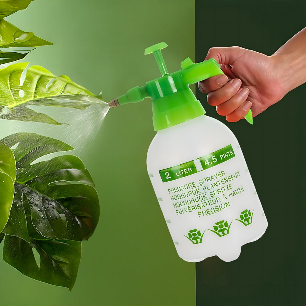 Manual Pressure Sprayer for Garden Home 2L Green