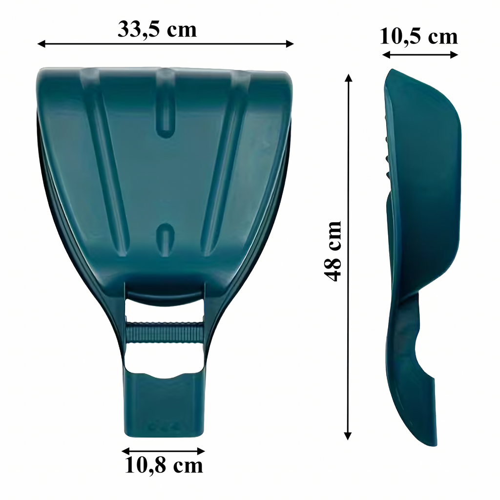 Large Plastic Leaf and Grass Rake Collector for Garden