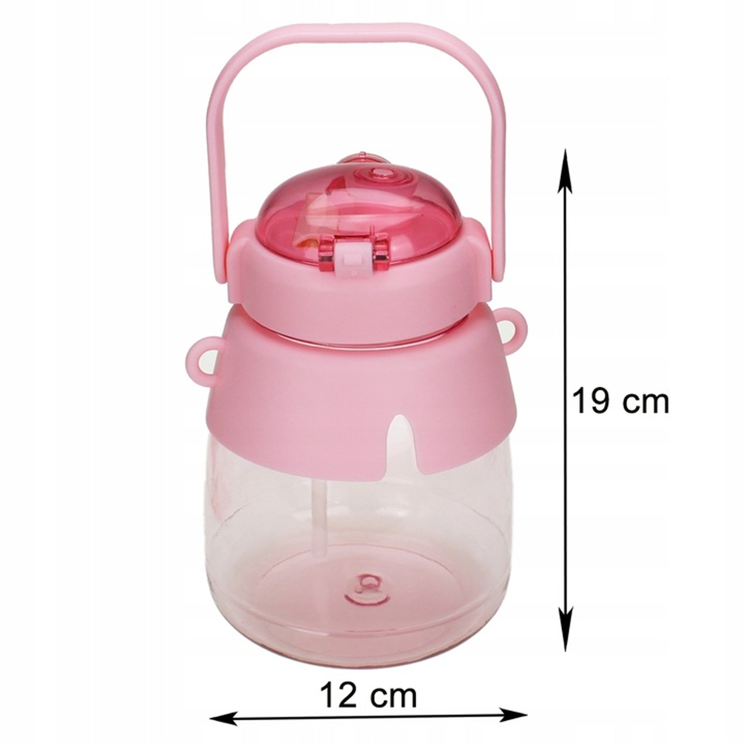Water Bottle with Straw and Lanyard for Kids 1L