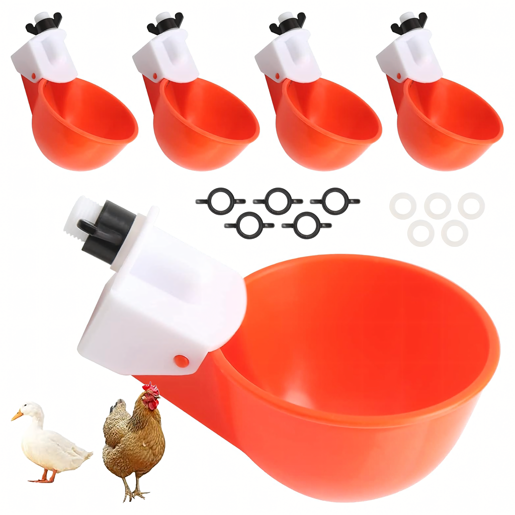 Automaatjooturite komplekt kanadele, partidele ja teistele lindudele, 5 tk RC-K-1425