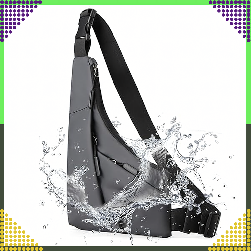 Waist Bag Backpack Shoulder Bag Urban Sporty Men's Women's Gray