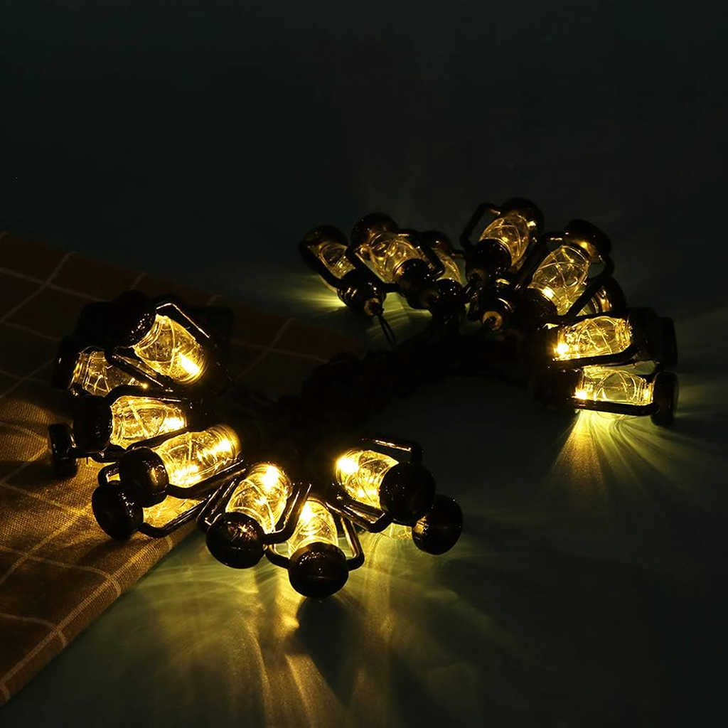 LED Decorative Light Garland 10 pcs Lanterns 10cm 5m