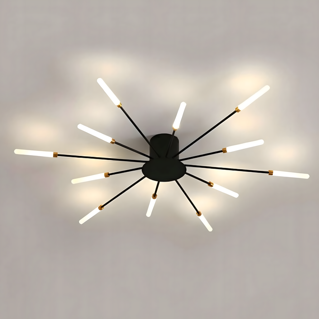LED Ceiling Lamp Fireworks Chandelier Modern for Living Room Dining Room 12W