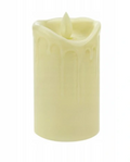 240 tk väreleva leegiefektiga LED-küünlasisusid 5 × 9 cm patareidega RC-K-454-13351