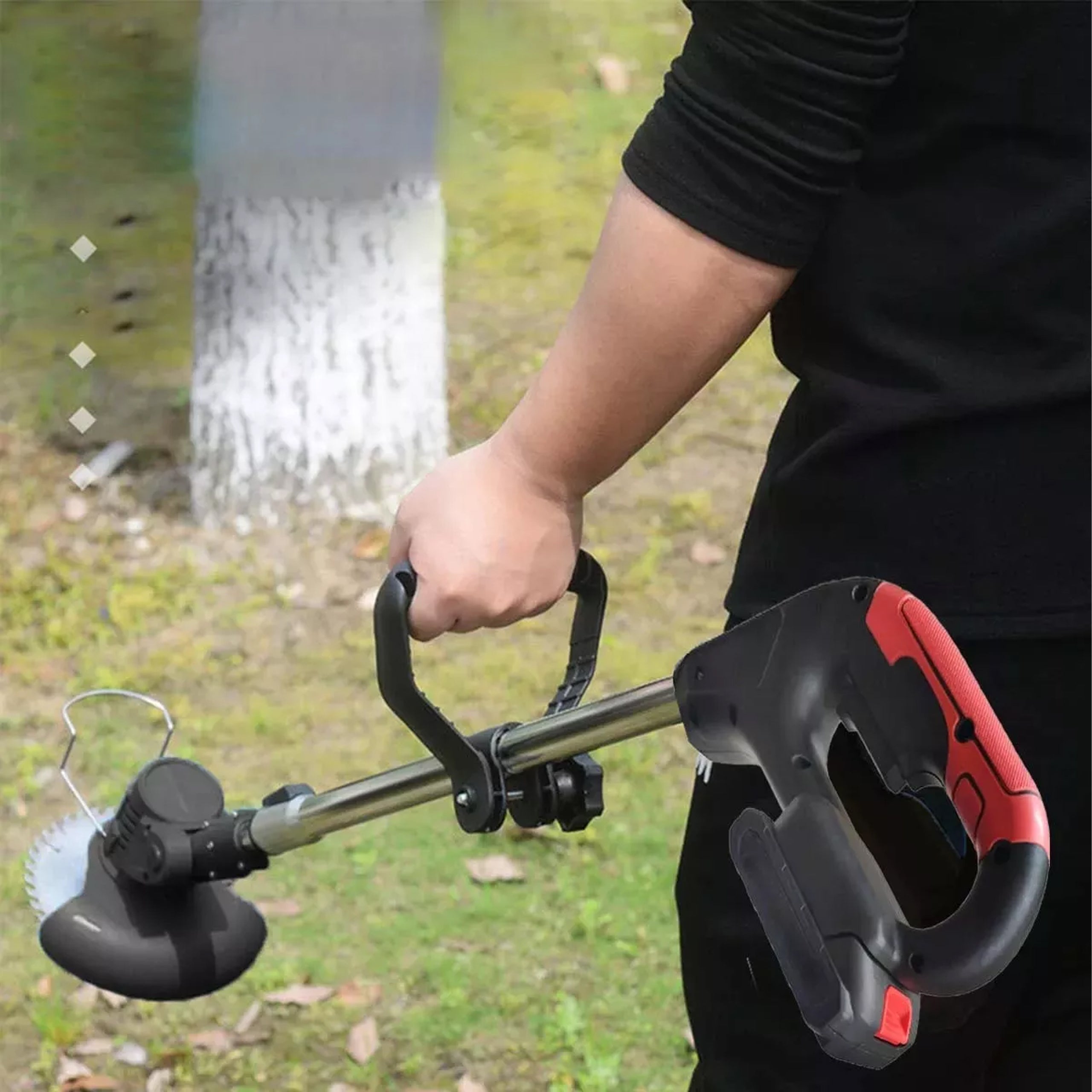 XXL juhtmeta murutrimmer 2 akuga 2x (E1)