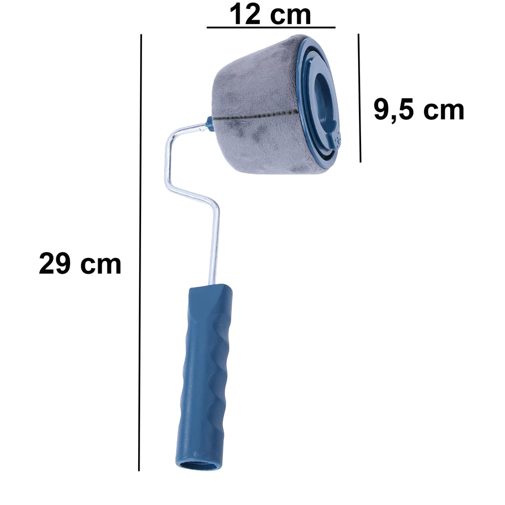 Non-Drip Paint Roller for Walls and Corners with Gap in Roller