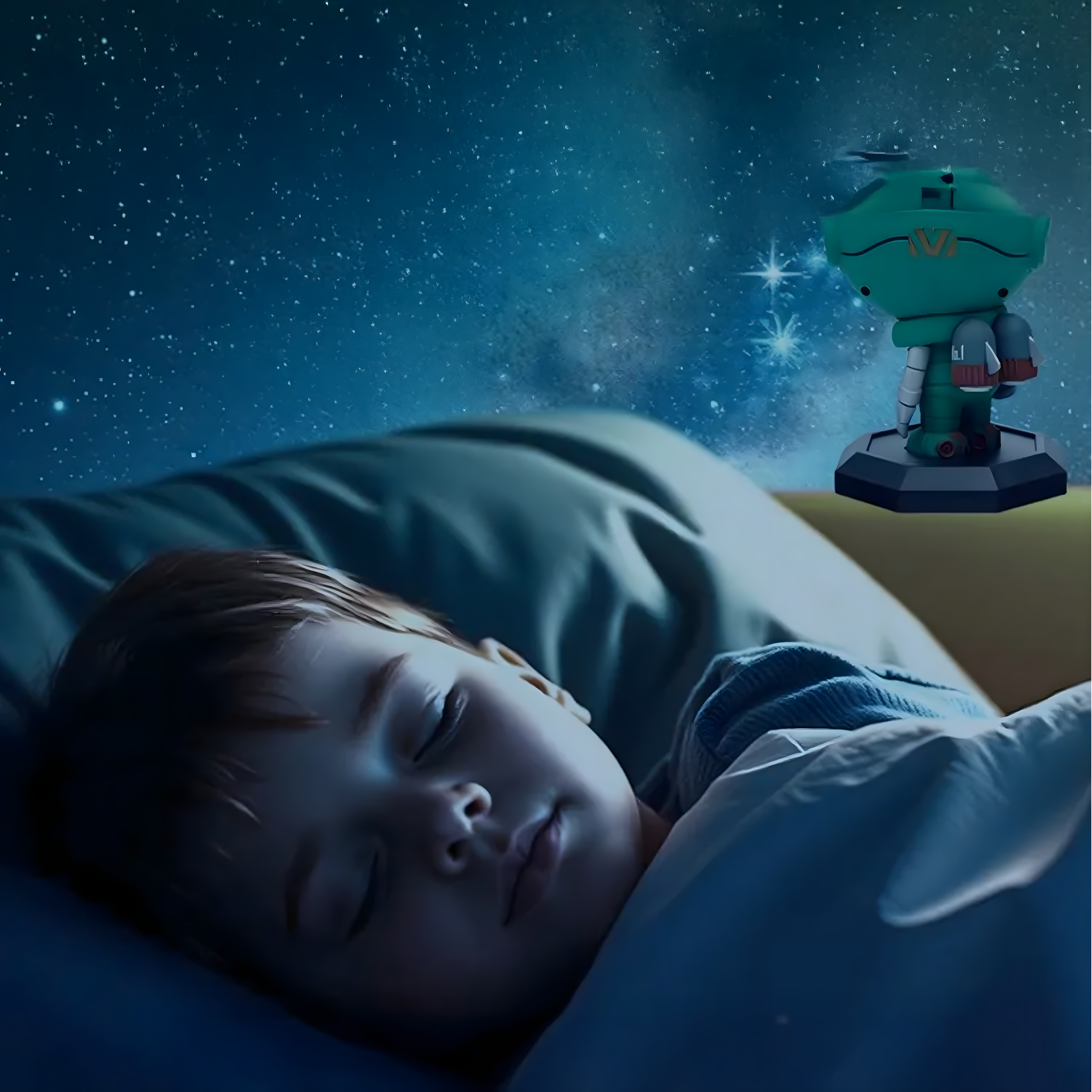 LED Kosmose Laserprojektor Astronaut Paw Patrol 360° Tähelamp