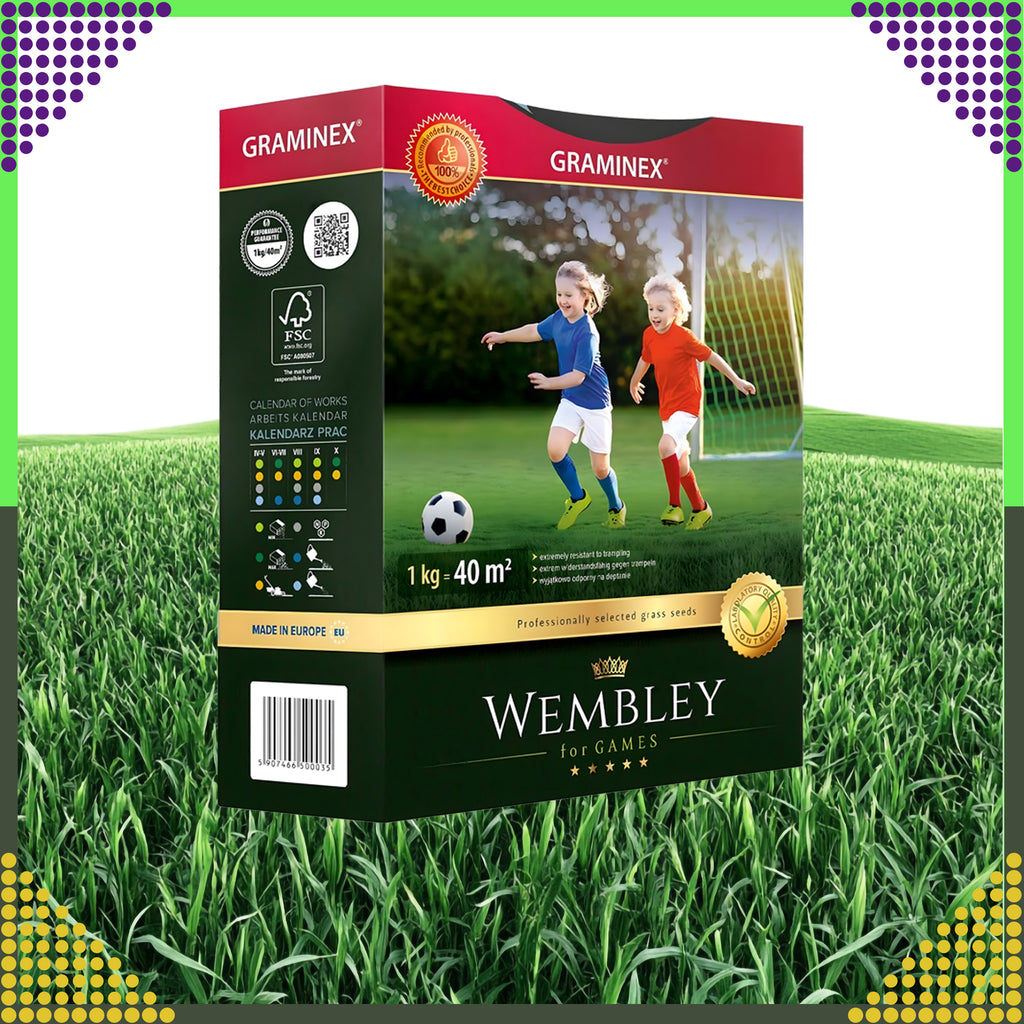 Premium Wembley spordimuru seemned 1kg 40m² jaoks