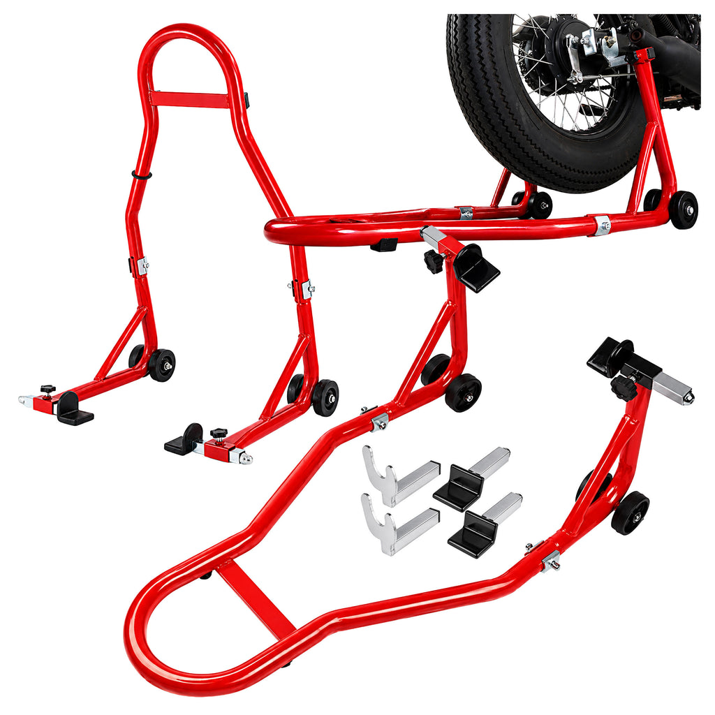 Universal Adjustable Motorcycle Front and Rear Service Stand 450kg