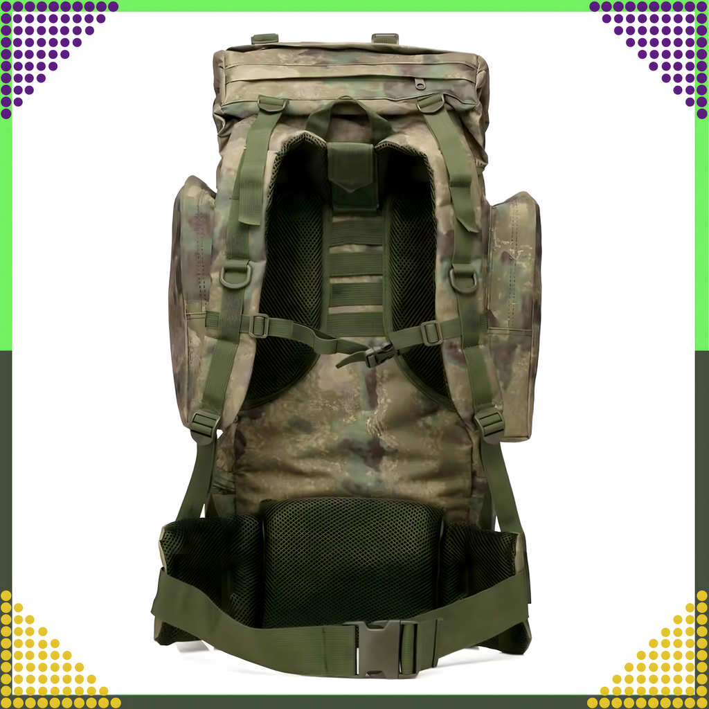 Tactical Backpack Military Tourist Survival Mountain Large 65L