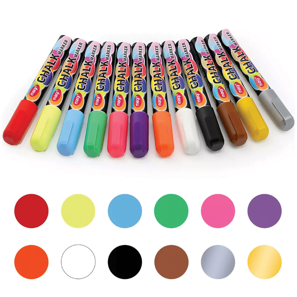 Tahvlitähistid segavärvides komplekt 12 tk