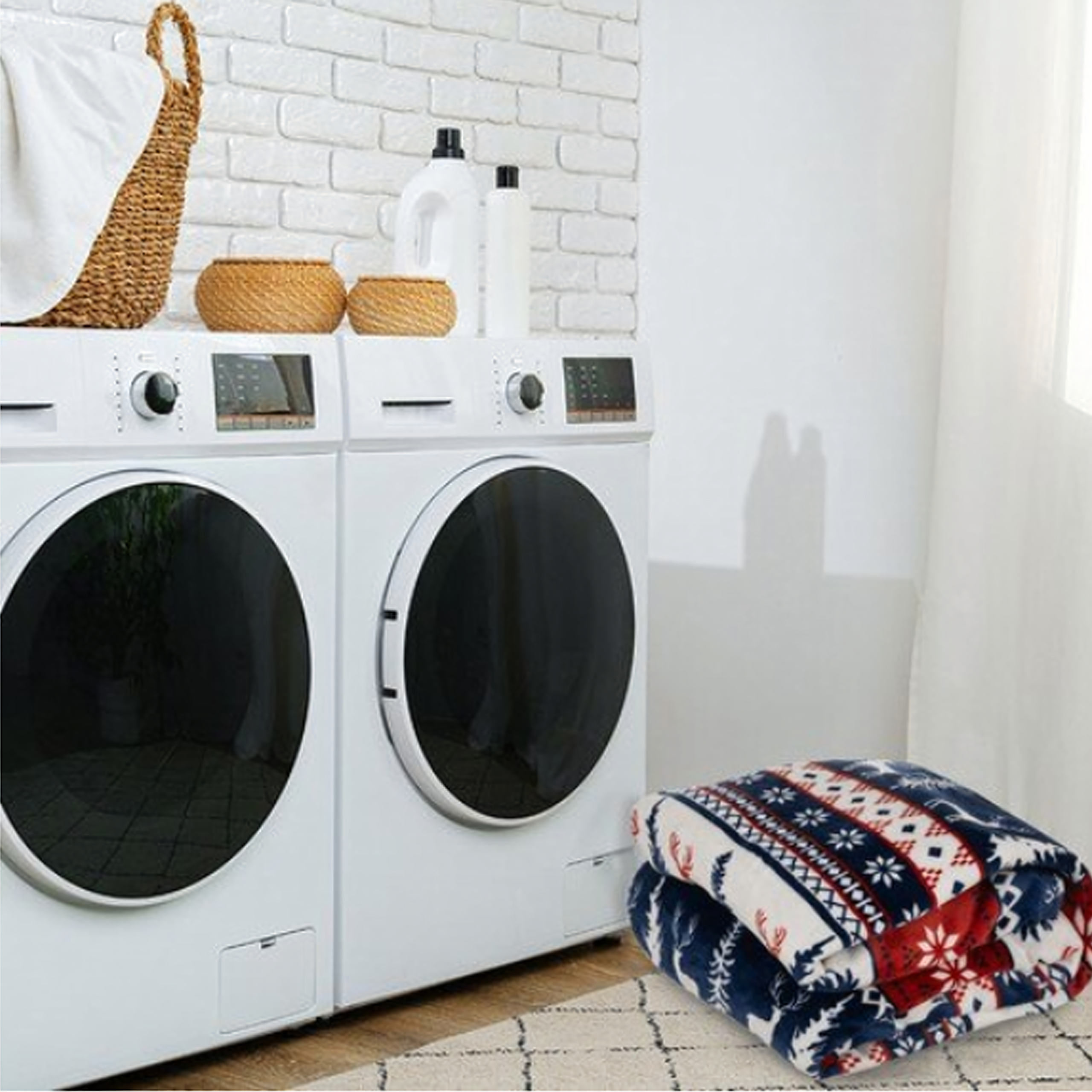 Paks talvetekk jõuludeks, pehme voodikate, soe kingituseks, 120x150 cm