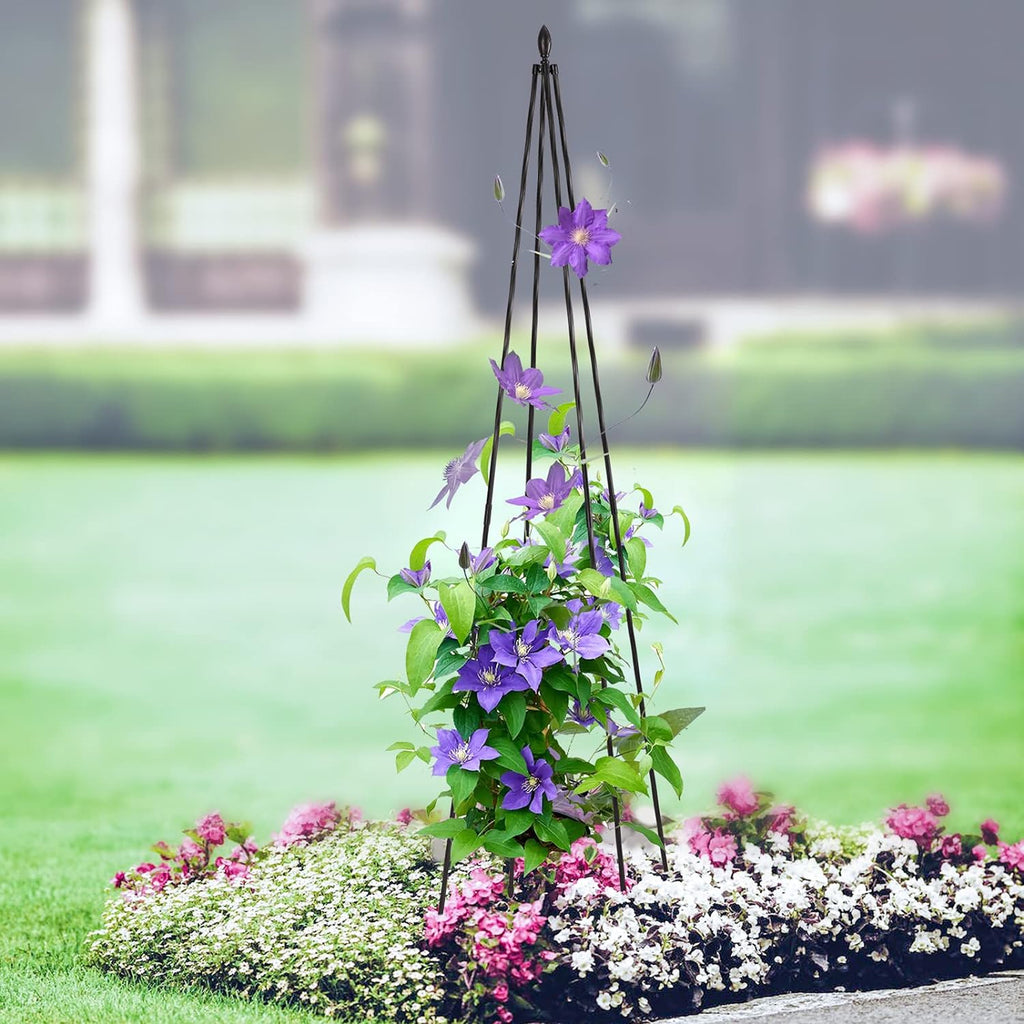 Pergola tugiraam terrassile, metallist lillede ja taimede alus, 150 cm
