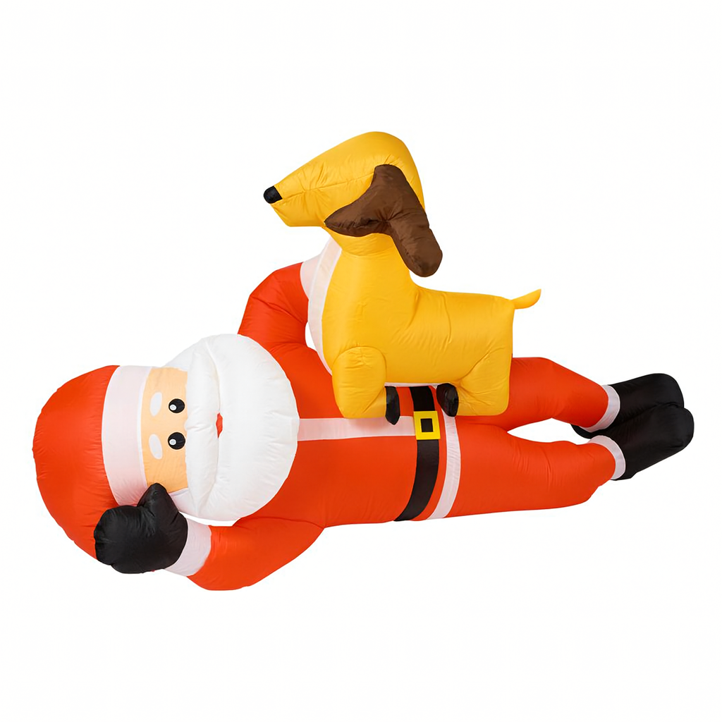 Täispuhutav jõuluvana põhjapõdraga 210cm jõulu Led valgus XXL