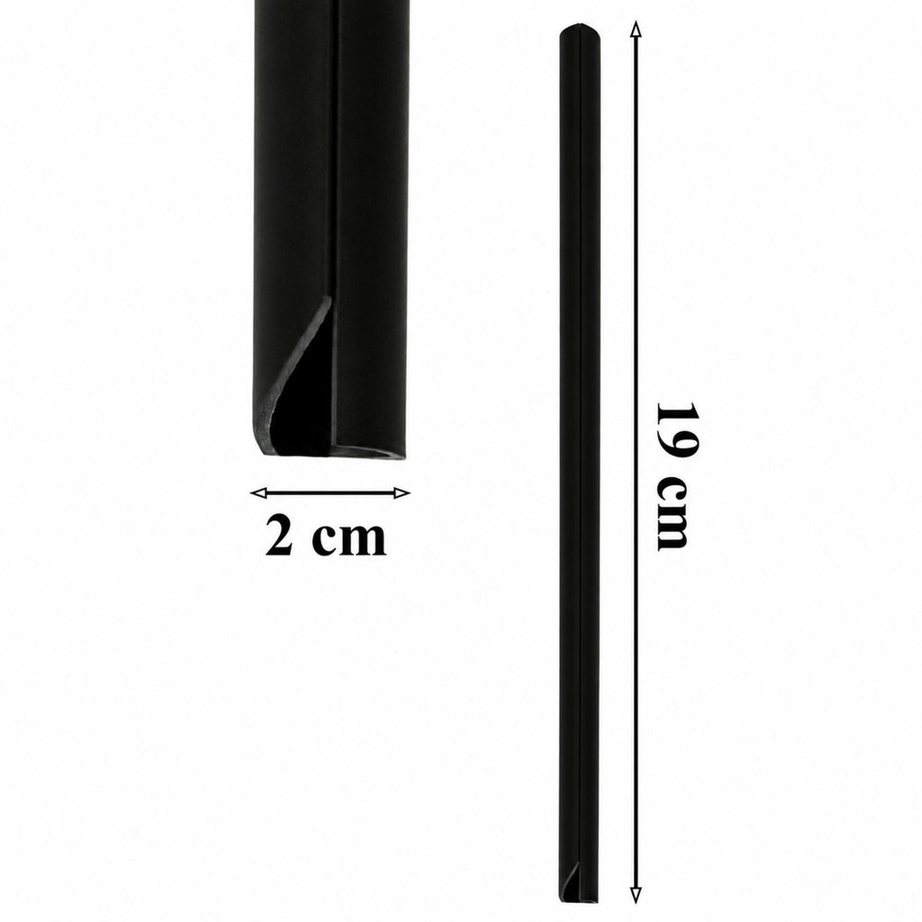 Black aiapiirde lindi kinnitusklambrid 19cm 20 tk