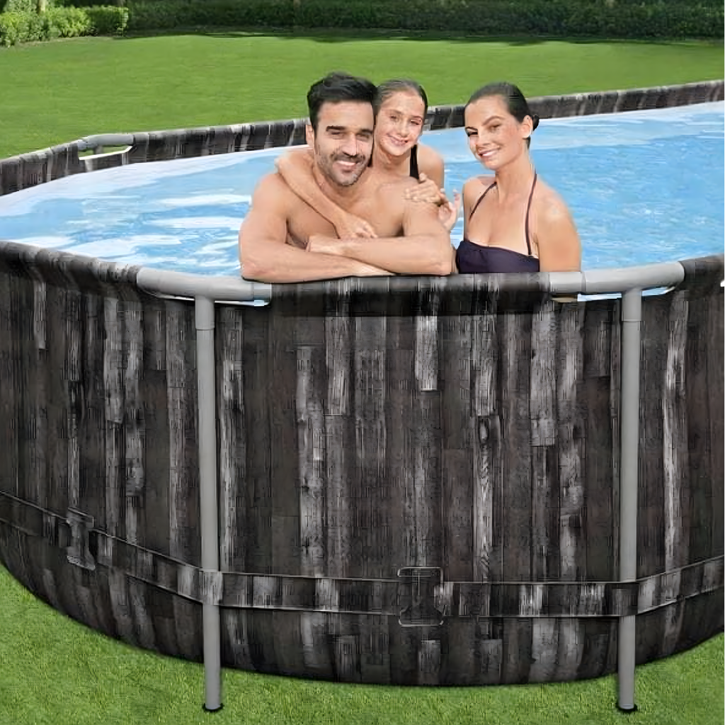 Bestway 5611R Steel Pro ristkülikukujuline aiaraamiga bassein 610x366x122cm