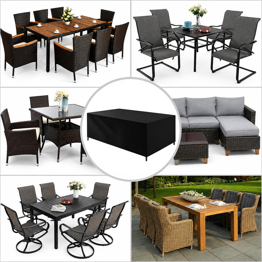 Waterproof Garden Furniture Cover for Catering Table 215x135x75 cm