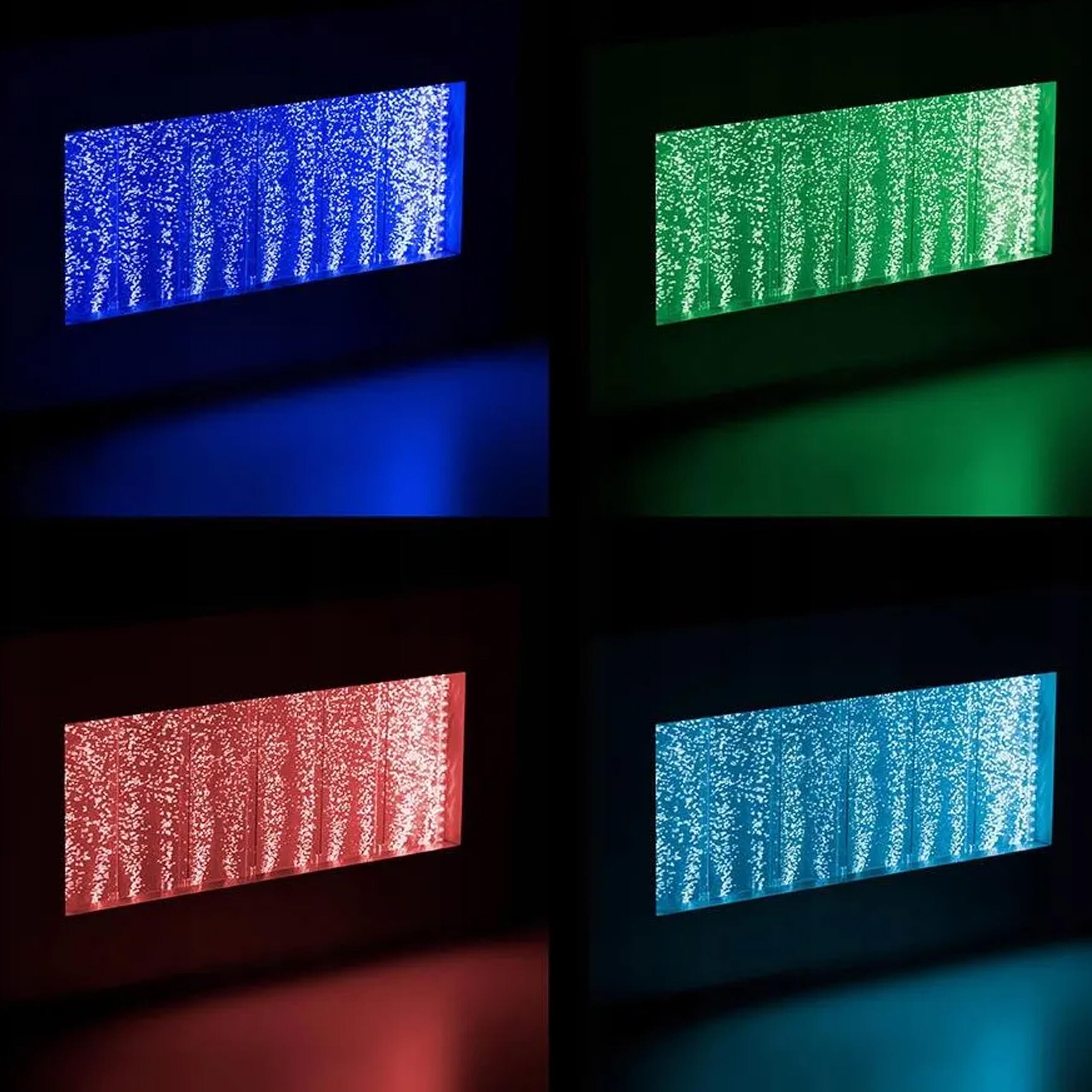 Hanging Water Bubble Wall Fountain with LED RGB Colors 95x55x11.5cm