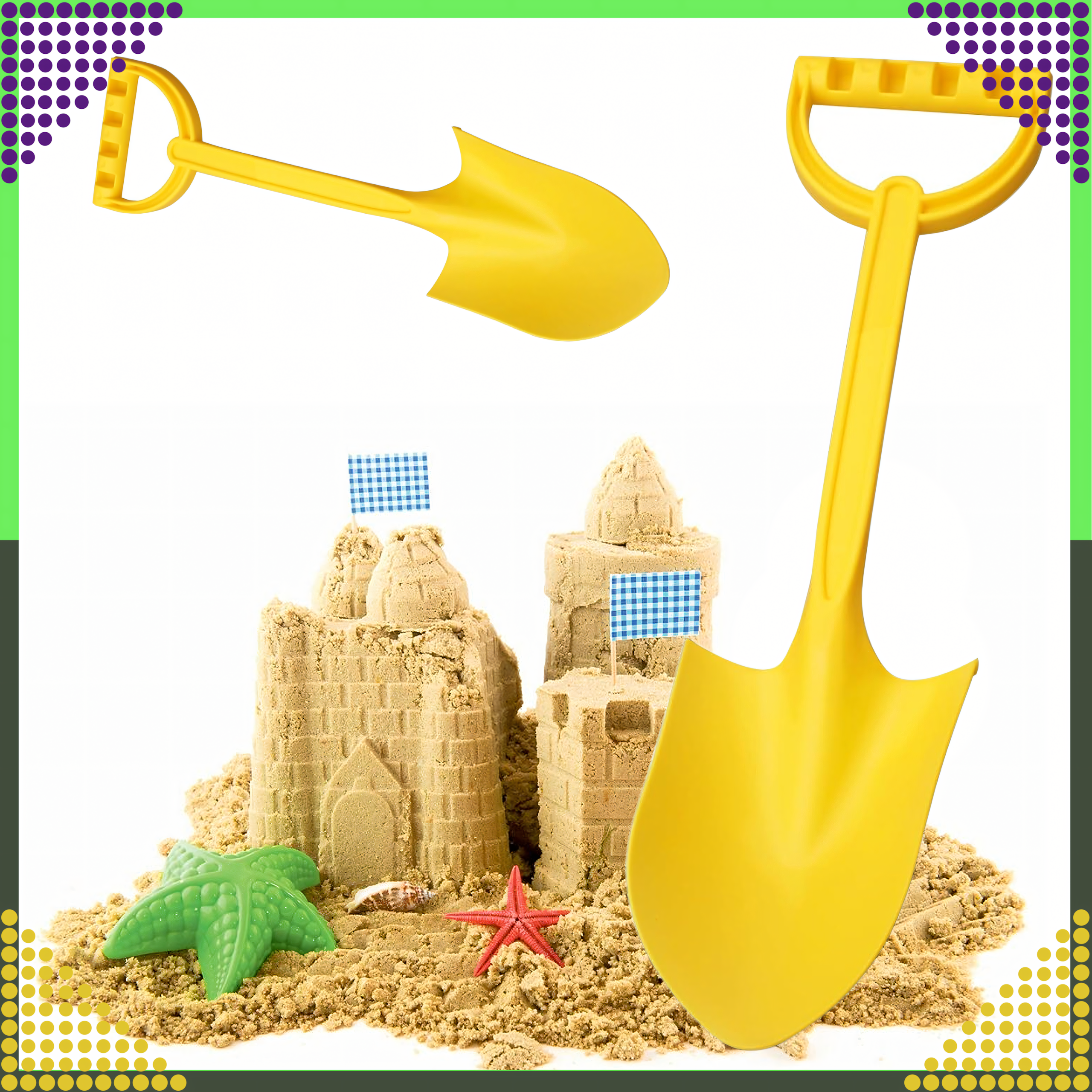 Labidas Liivalabidas rannale Liivakastidele Tugev, suur 51 cm