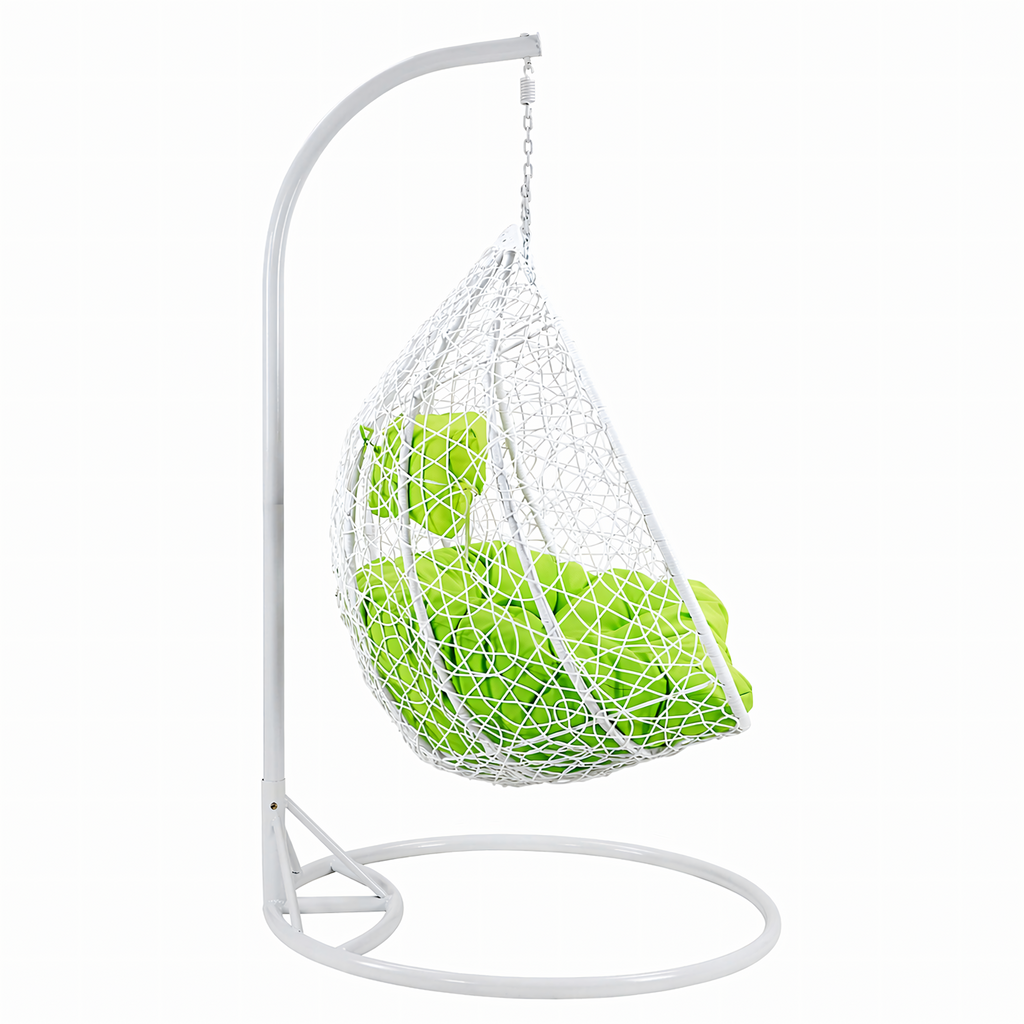 Double Hanging Cocoon Chair Swing Basket 200kg White