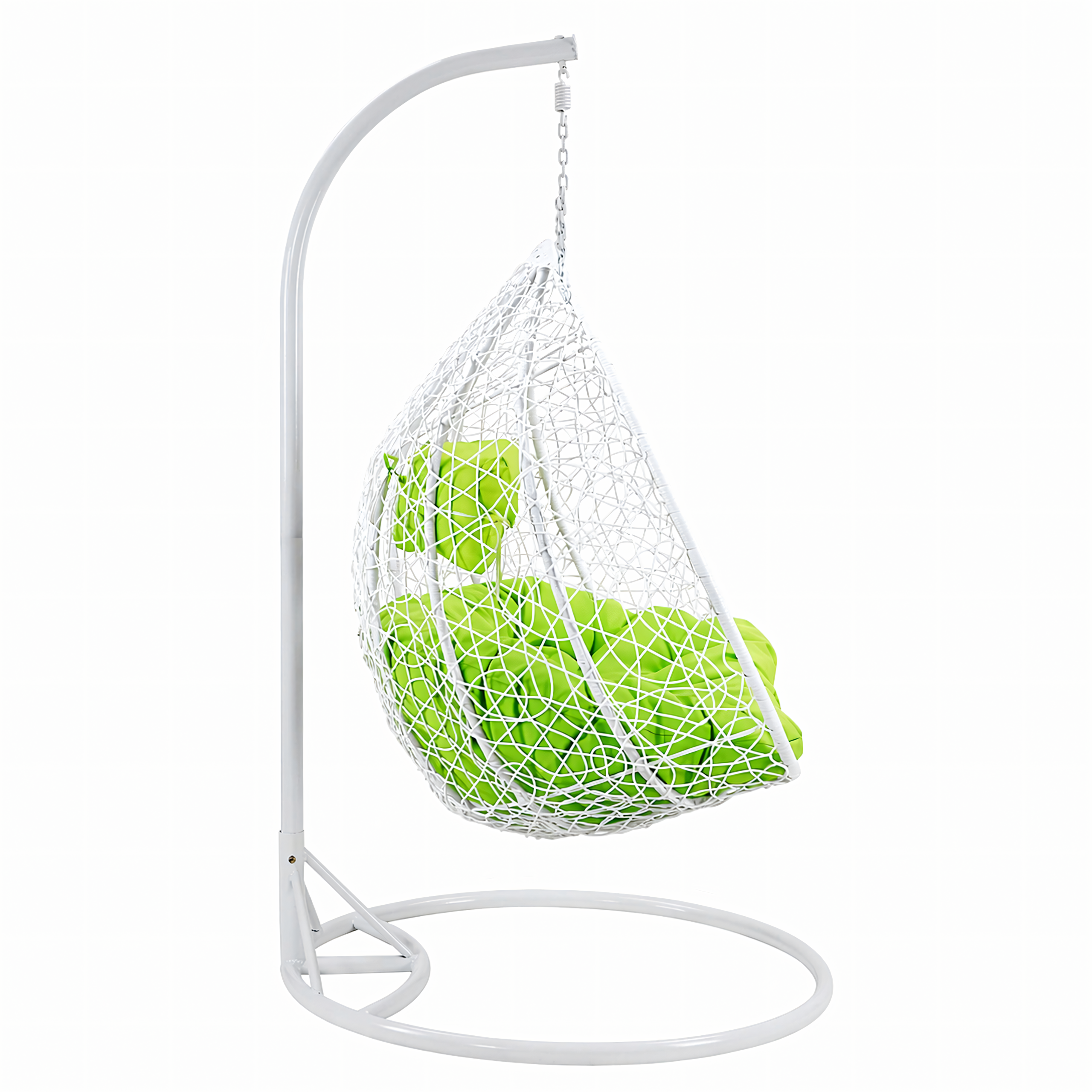 Double Hanging Cocoon Chair Swing Basket 200kg White