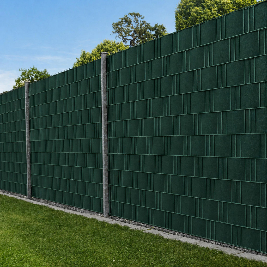4 x Garden Fence Tape 19cm x 35m UV Protective Green