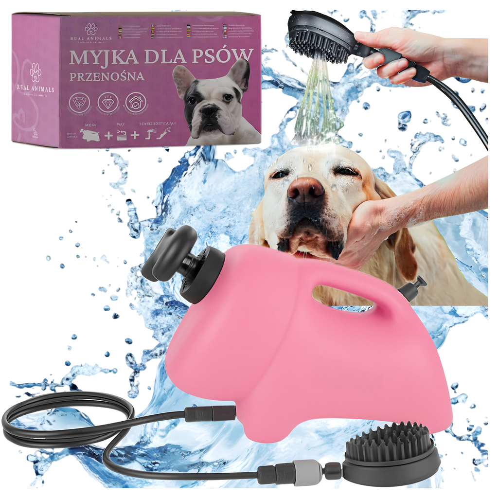 Kaasaskantav pesur koerale, kassile, loomale, massaažikamm, käsiseade, 8L