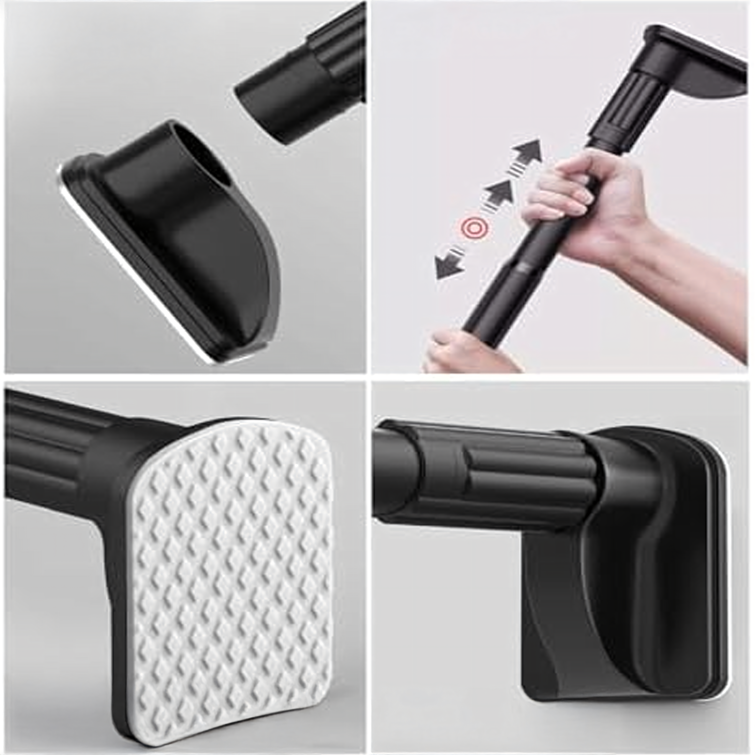 Telescopic Curtain Rod Clothes Hanger Expansion Shower Rod 115-255