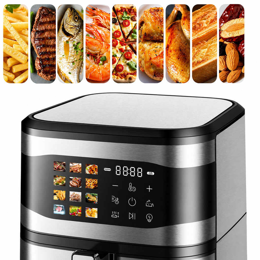 8L Air Fryer 1700W with 12 Cooking Programs
