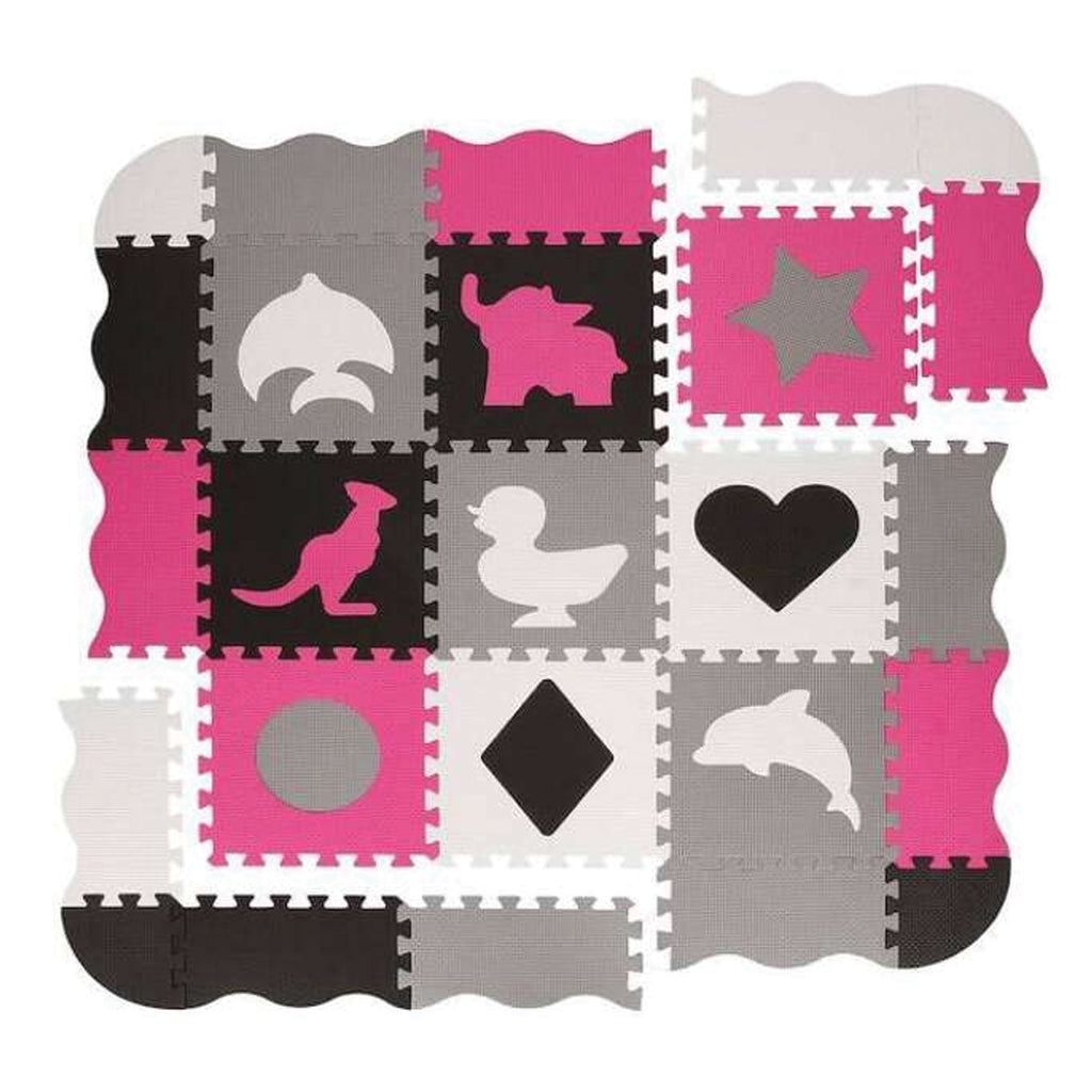 Educational Thick Foam Mat Playpen for Children Puzzle 25 Elements 3in1