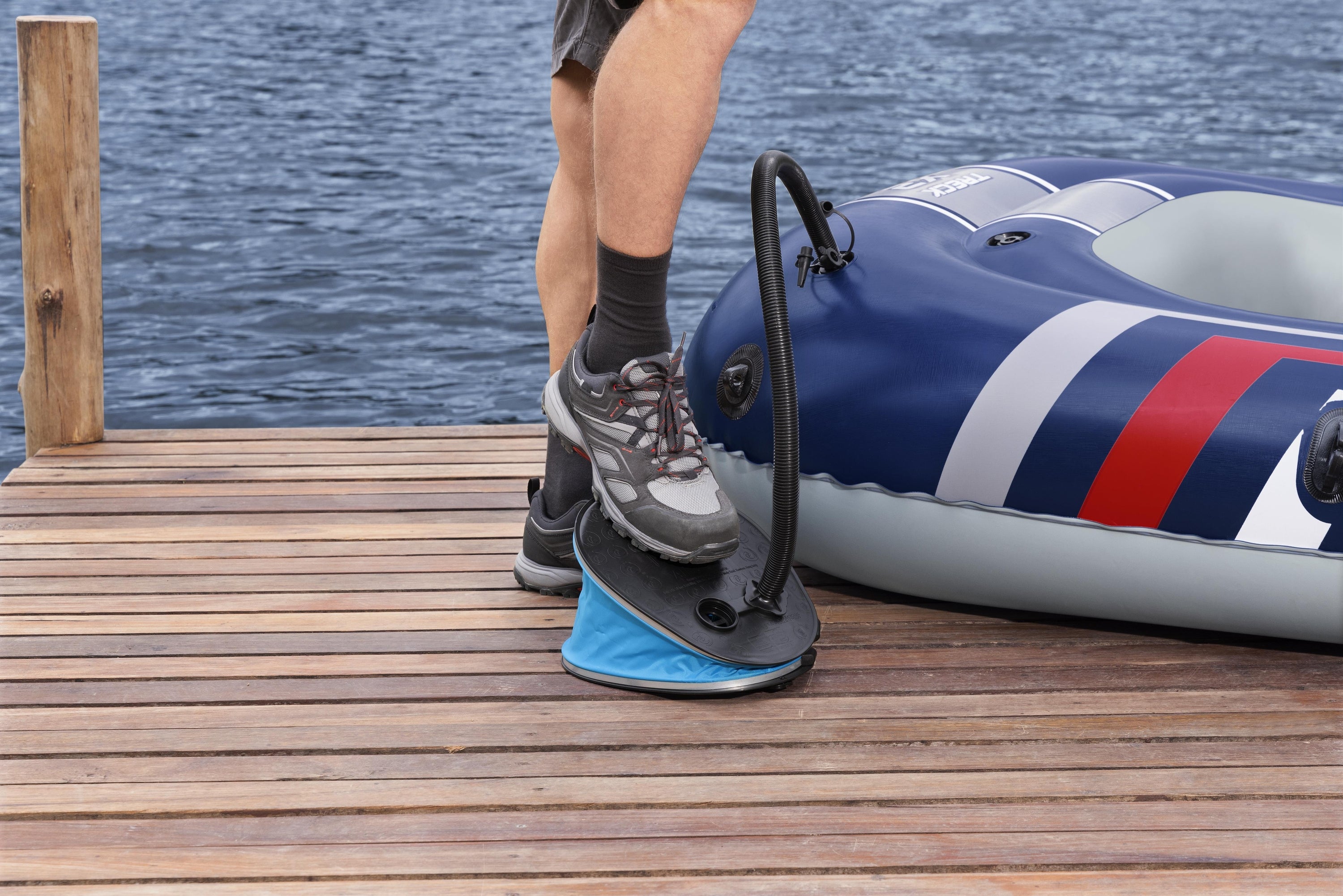 Bestway 62005 jalapump basseinimadratsitele, lõõtsaga, 16L, 22 x 18 cm