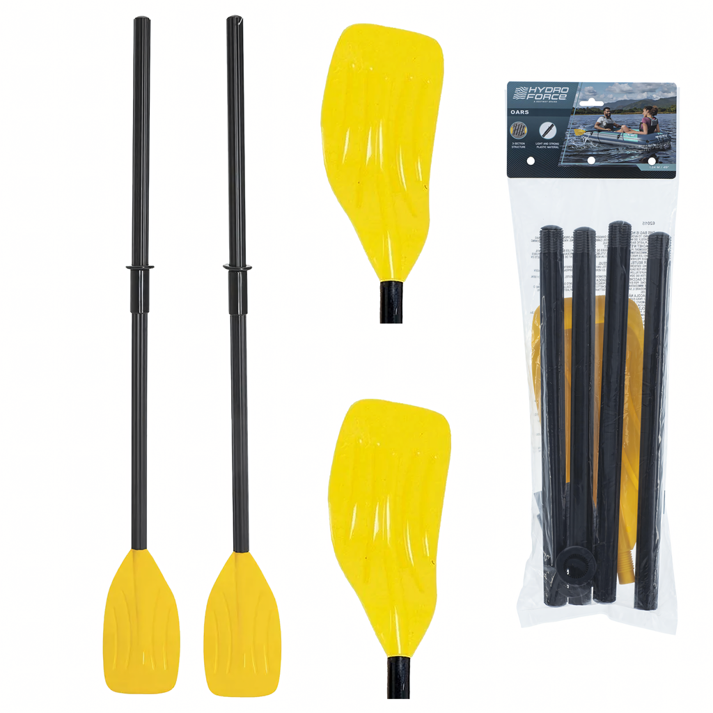 Bestway 62015 kokkupandavad aerud 3-osalised kajaki, pontooni ja SUP-i jaoks 124 cm 2 tk