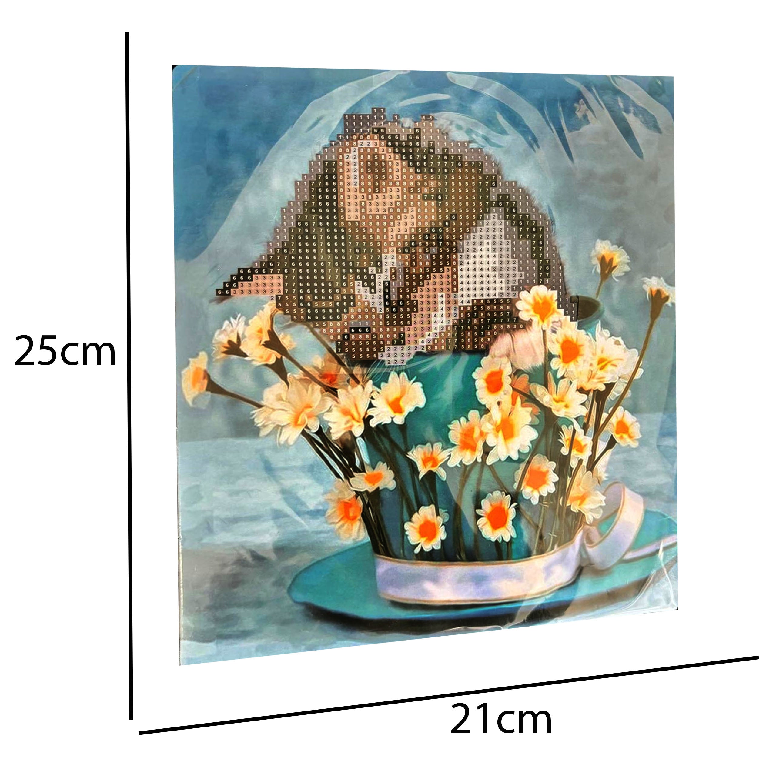 Teemantmaalimine Teemanttikand Mosaiik Lihtne Komplekt 21x25cm lastele