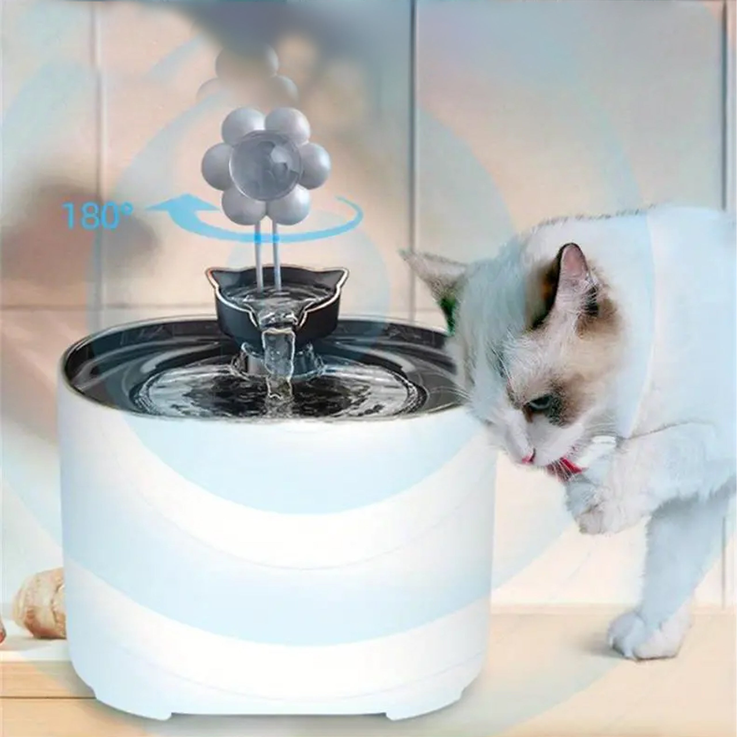 Automaatne joogikauss vaikne purskkaev kassile ja koerale 2.2 L