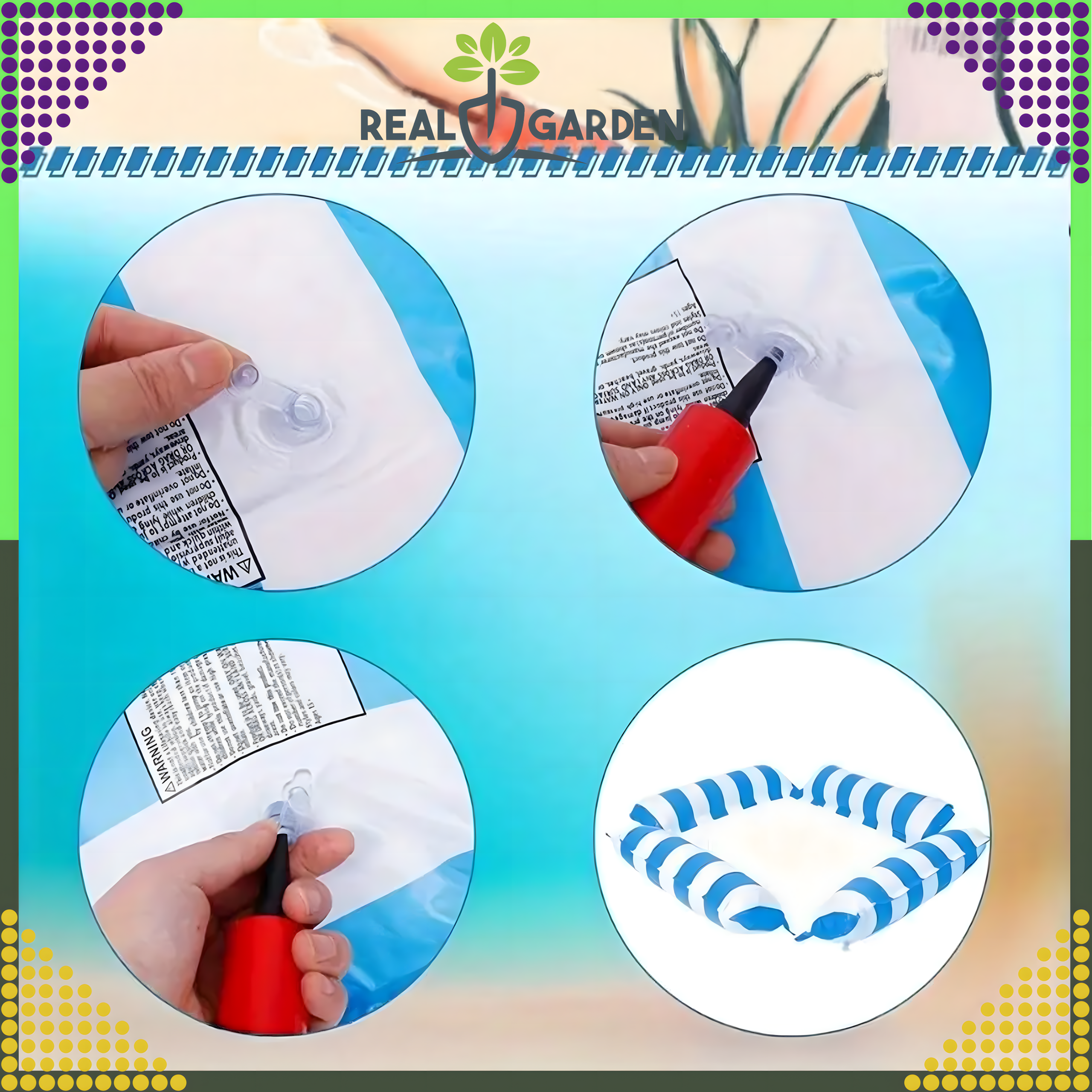 Veevõrkkiik, täispuhutav ujumismadrats, basseinitool, suur rannatool 123 x 120 cm