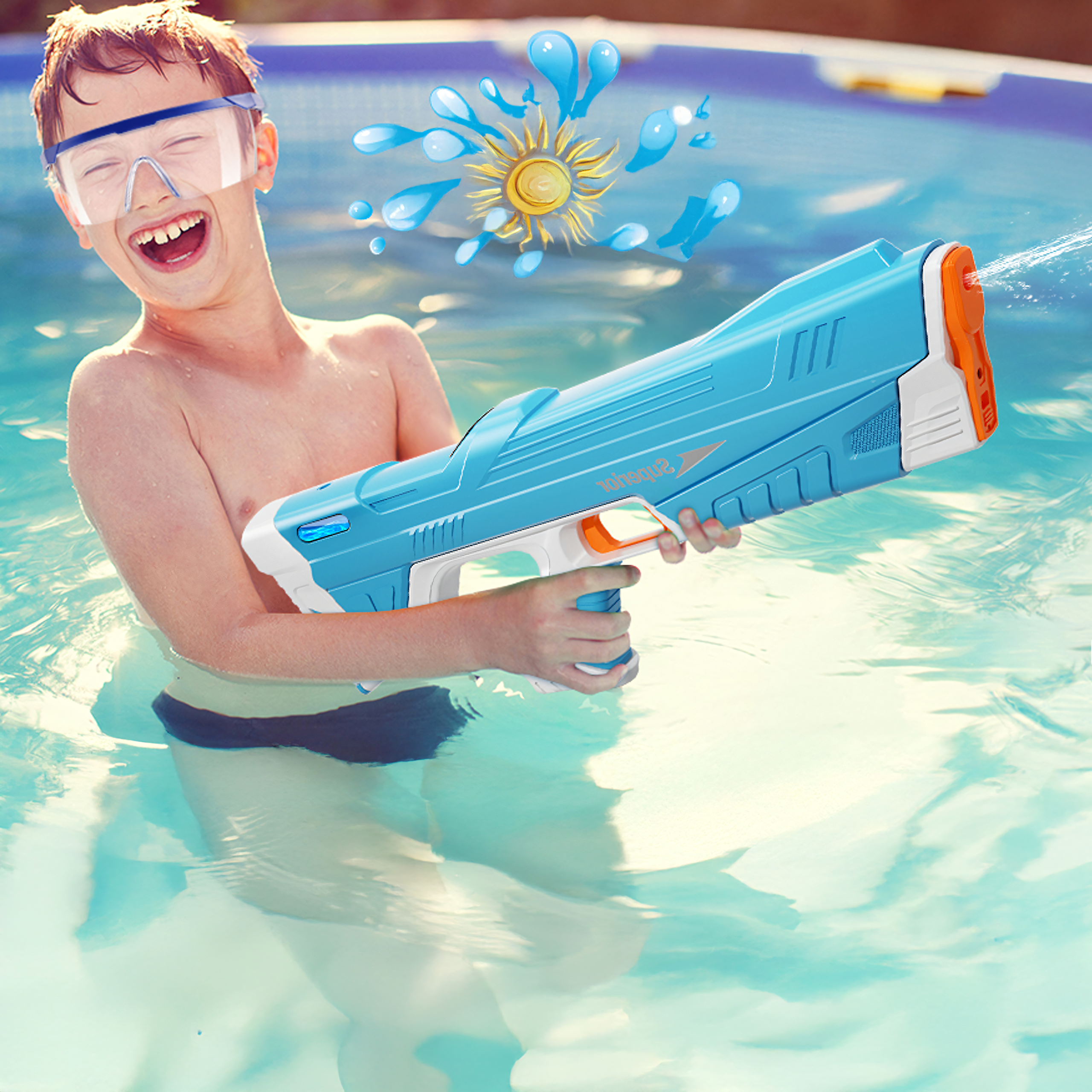 Elektriline veepüss lastele, USB veekahur