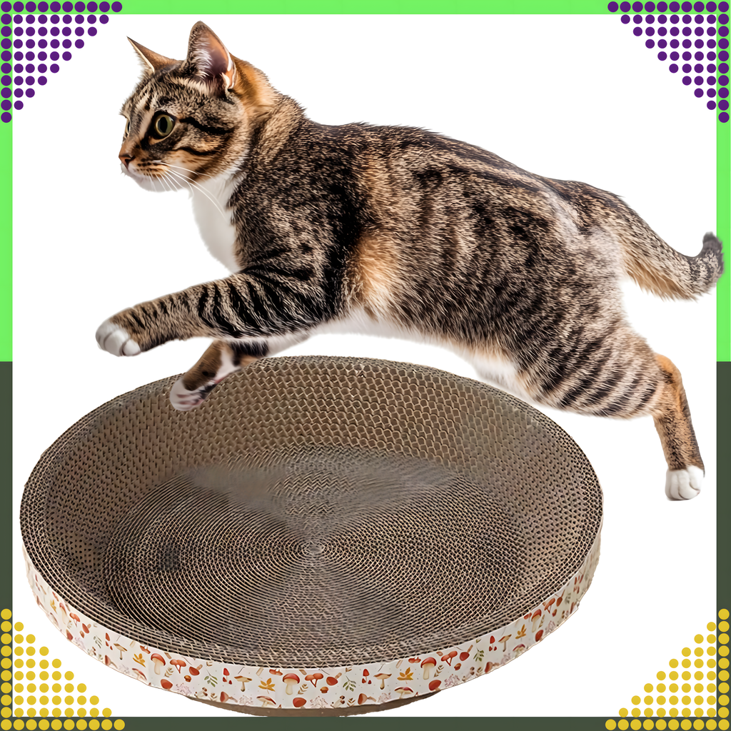 Pappist ümmargune kassikraapimiskauss 30 cm kraapimiseks