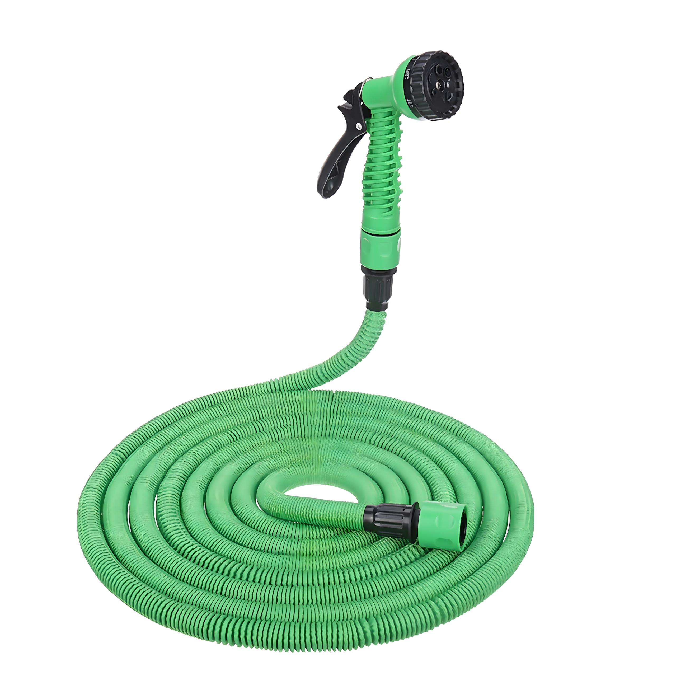 Laiendatav elastne aiavoolik 1/2 tolli 5-15m universaalse ühenduse ja pihustipüstoliga