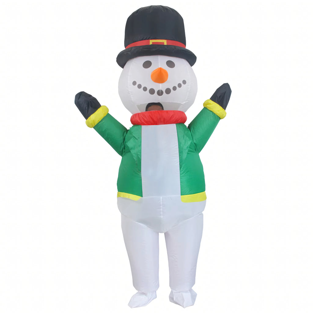 Täispuhutav kostüüm Lumememme kostüüm Suur täispuhutav lumememm pidudeks ja pühadeks