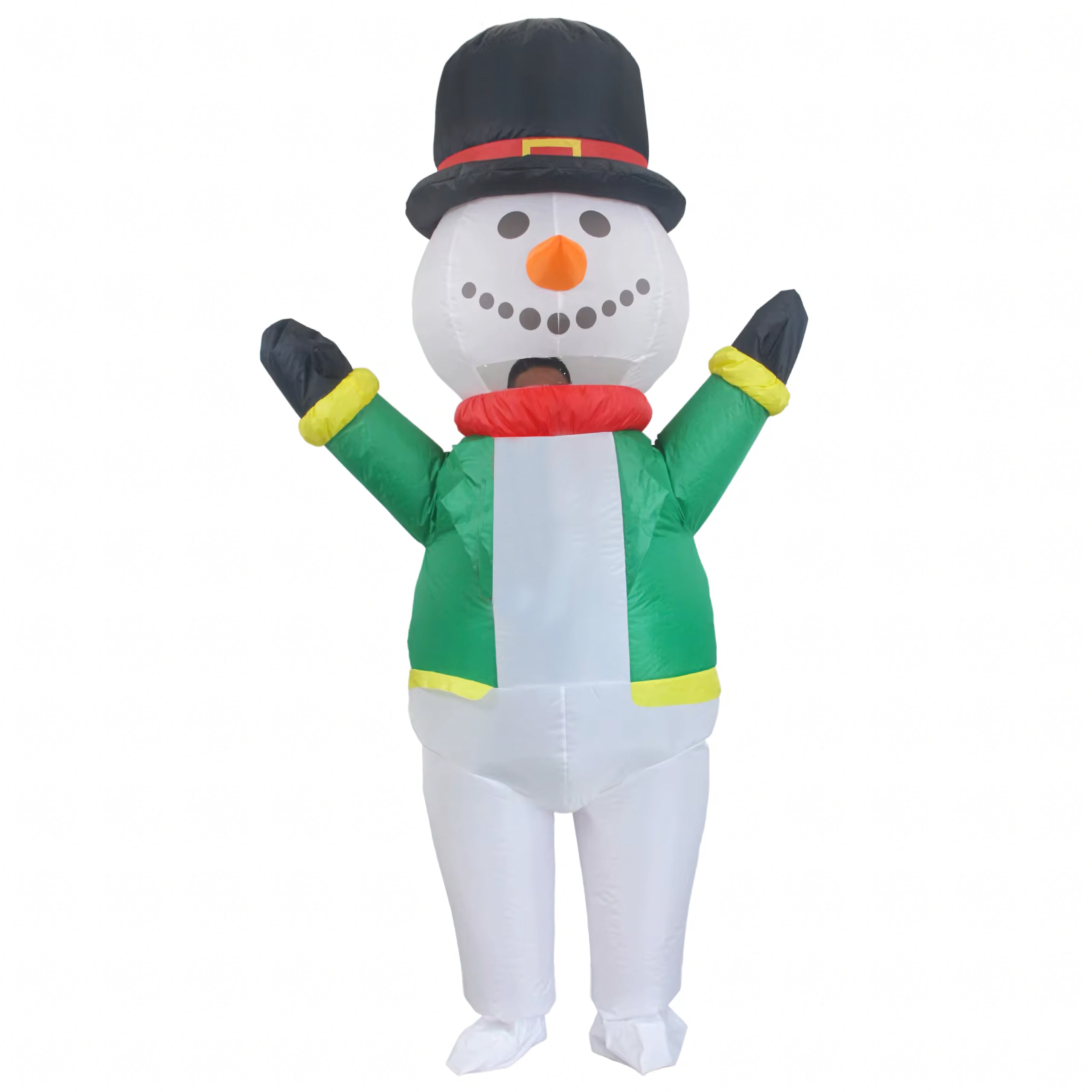Täispuhutav kostüüm Lumememme kostüüm Suur täispuhutav lumememm pidudeks ja pühadeks
