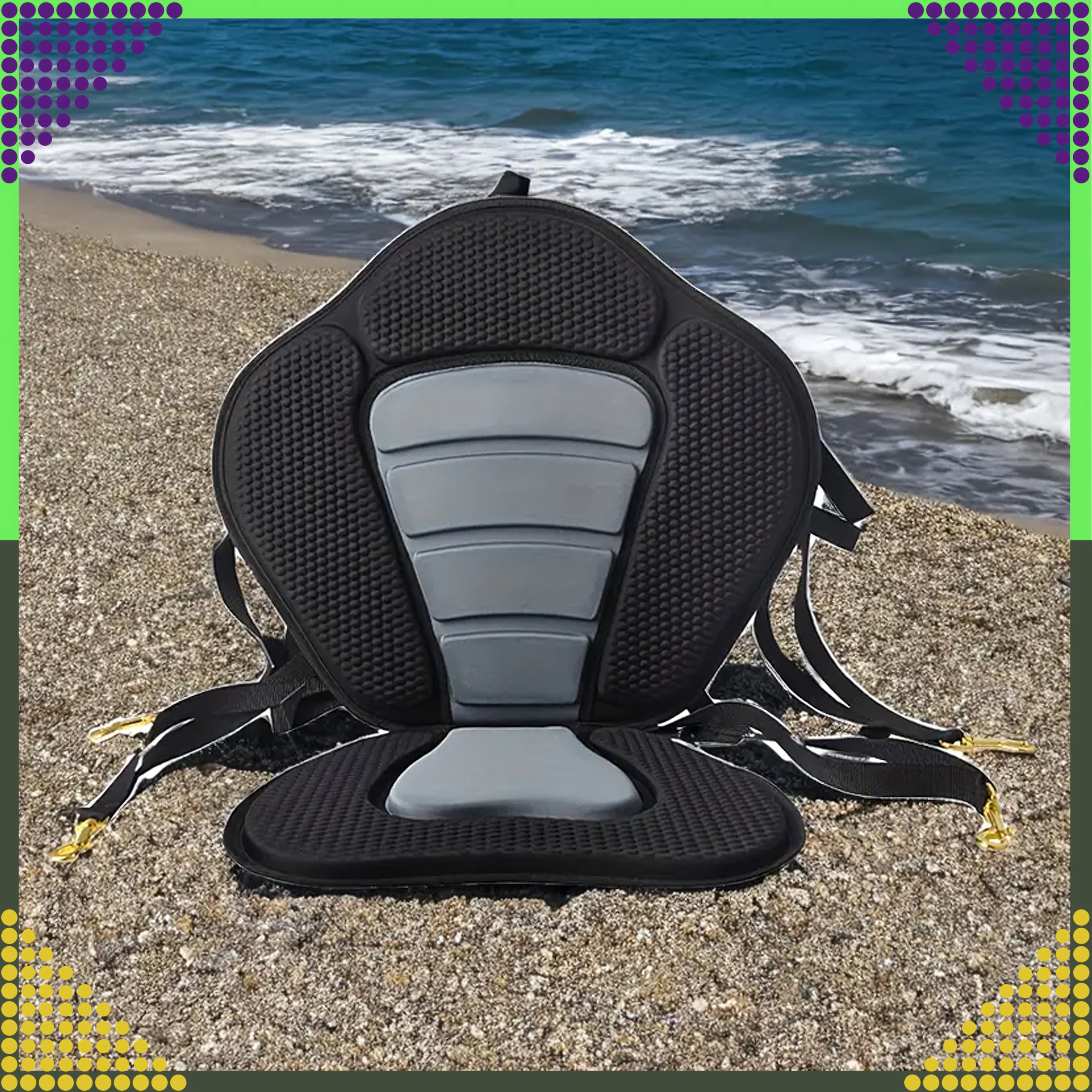 Seljatoega istmepadi süstale SUP-laudadele, pehme, eemaldatav, kerge