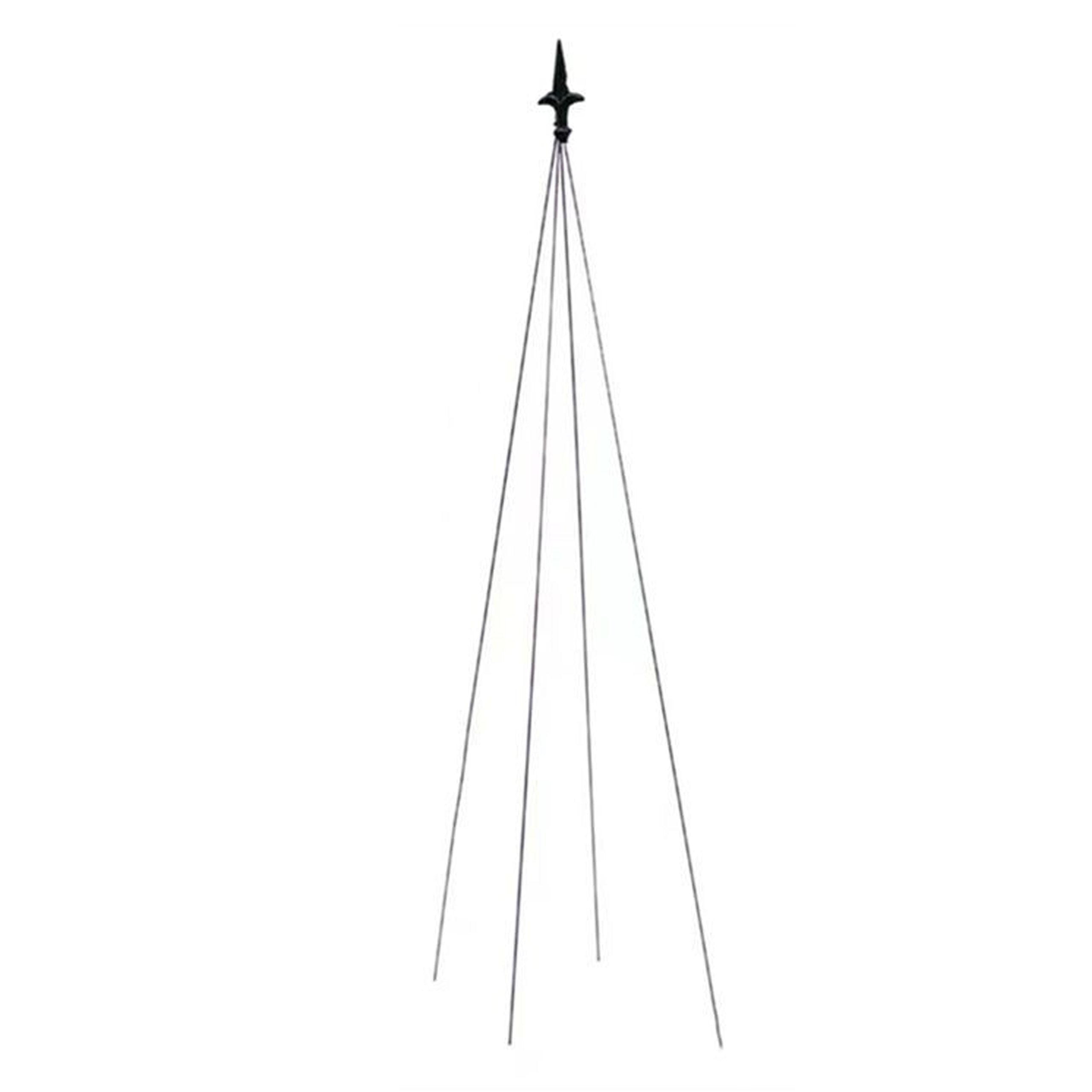 Pergola tugiraam terrassile, metallist lillede ja taimede alus, 150 cm